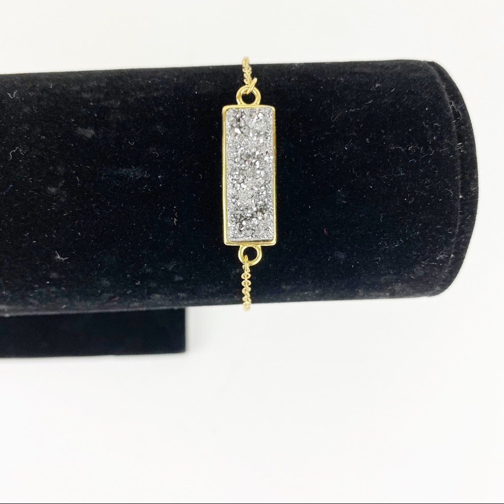 Eliza & Jane Druzy Gray Bracelet EUC
